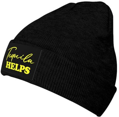 Hüte Tequila Hilft Docker Mütze Klassische Beanie-Mütze Fashion Beanie Cap Für Reisen Angeln Läuft