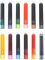 Fountain Pen Ink Cartridges - 12pcs Replaceable Ink Cartridges, univrsal 2.6mm Fountain Pens | Premium Non Carbon Ink, for Writing Drawing Calligraphy Ideal Office School Creative Projects
