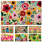 LUA VIKA Fußmatte Kokos - Botanisch - 40x70 cm - Fussmatte Aussen und Innen - Fussmatten Haustür - Türmatte Außen - Fußmatten - Kokosmatte Fußmatte