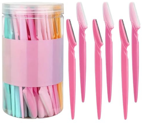Eyebrow -Gesichtsenträger, Damen Augenbrauen Trimmer,66x Gesichts- und Augenbrauen -Shaper | Tragbares Werkzeug der Face Dermaplaning, manuelles Rasierwerkzeug für Zuhause, Reisen, Geschäftsreise