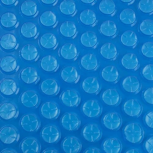 ERSINIAN Bâche Solaire à Bulles pour Piscine, Robuste, rectangulaire, Bleue, imperméable, avec œillets, pour piscines Hors Sol (1)