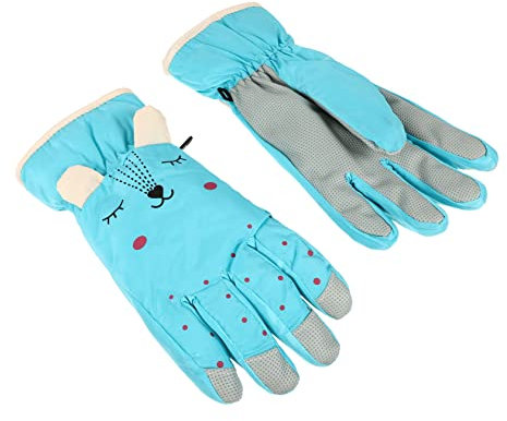 ROMISBABA Junge Mädchen Skihandschuhe Gefüttert Winddicht Warm Mit Bündchen Für Jahre Outdoor Ski Radfahren Winterhandschuhe Jungen Mädchen