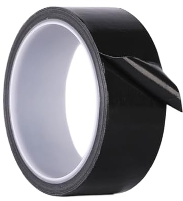 XUXPFJ Schwarzes PTFE-Te-Flon-Band, hochtemperaturbeständig, 300 Grad, Vakuummaschinenverpackung, Versiegelungs-Isolierband, 10 m/Rollen(8mm)