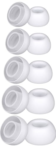 SOPROM Ersatz-Ohrstöpsel für AirPods Pro 3 (3. Generation), Pro3 Ersatz silikontips mit Reinigungskit (XXS, XS, S, M, L, Weiß)