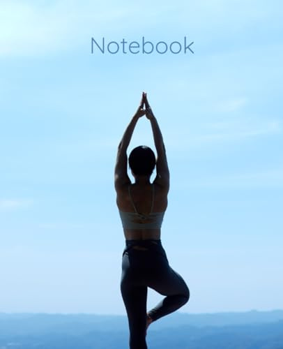 Yoga Notebook: Health & Wellness Planner with 110 Pages, Size 7.5 x 9.25
