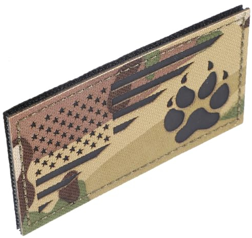 SHINEOFI Wiederverwendbarer Hundegeschirr Patch aus Strapazierfähigem Nylon Bestickter Applikations aufnäher für Mittelgroße und Große Hunde Robustes Trainingsweste Zubehör für Sicheren