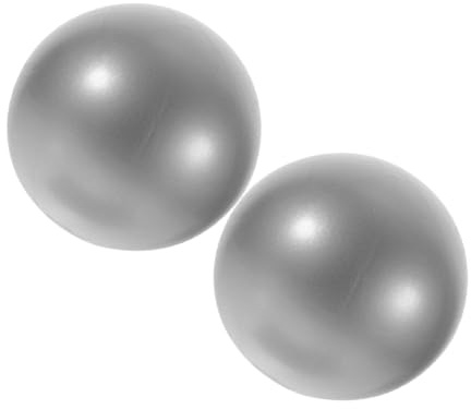 GARVALON 2 Stück Gymnastikball Pilatesball aus Pvc 25cm für Yoga und Rehabilitation zur Verbesserung der Balance und Körperstabilität