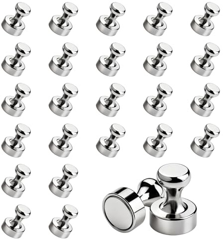 24 Stück Magnet, Neodym Magnete Extra Stark,12 x 16mm Klein Magneten für Magnettafel,Kleine Magnete für Pinnwände, Stecktafel, Whiteboard