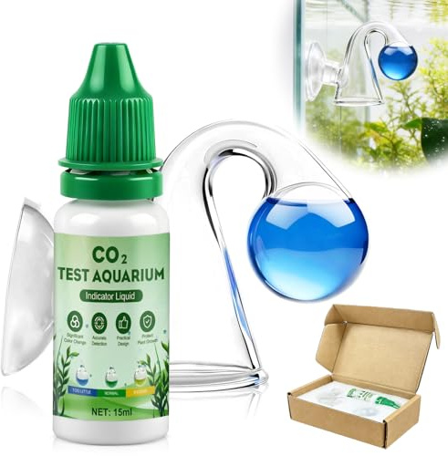 AllisWay Drop Checker Co2,Test Précis Concentration Co2,Transparent Moulé