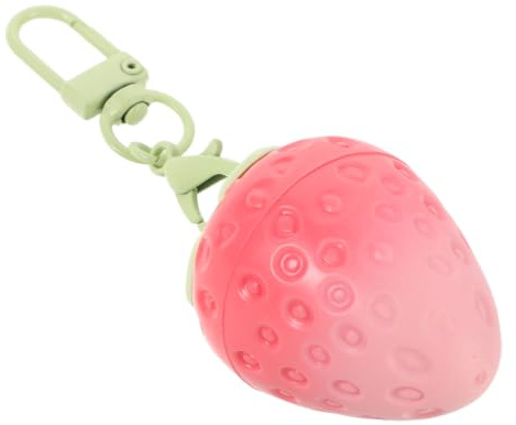 DECHOUS Bálsamo Labial de Fresa con Tinte Hidratante y Reparador para Labios, Ligero y Portátil con Aroma Dulce, Adecuado para Cuidado Diario y Actividades al Aire Libre