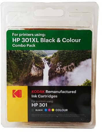 Kodak Supplies 185H030117 für HP 2510 Tintenpatronen, kompatibel mit CH563EE/CH564EE, 550 Seiten Schwarz / 330 Seiten Farbe 15 ml Schwarz / 18 ml
