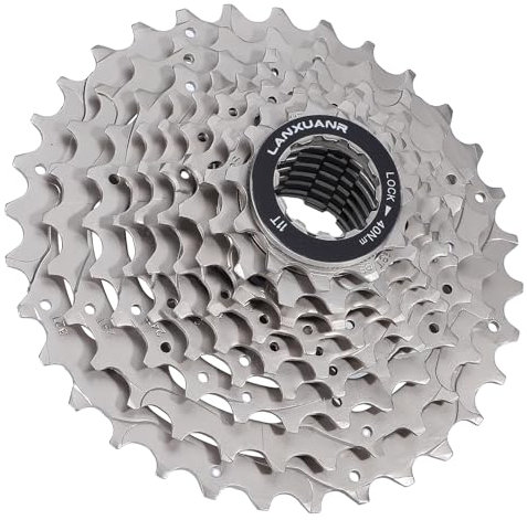 LANXUANR 9-Gang-Mountainbike-Kassette Passend für MTB-Bikes, Rennräder , Superleicht (US-9S-28T)