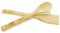 Spatola da cucina in bambù, set di cucchiai da 30 cm, posate da cucina in legno, utensili da cucina ecologici