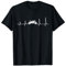 Herzschlag Motorrad | 6 Gang Puls | Biker | Motorradfahrer T-Shirt
