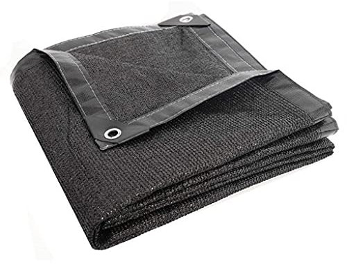 MHBGX Tarpaulin Drap, Sunshade Horticulturel Plante Suncreen Balcon Viseur de Chaleur Carport Protection Uv, Noir/4X4M