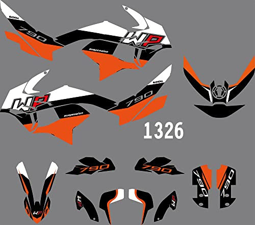 Custom Motorcycle Decal 790R 890 R ADV ADVENTURE Graphics Kits Fit for KTM 790 890 ADV Adventure R 2019 2020 2021 Sticker (DST1326)