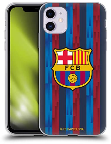 Head Case Designs Offizielle FC Barcelona Home 2022/23 Crest Kit Gel Handyhülle Hülle [Militärischer Schutzgrad] Kompatibel mit Apple iPhone 11