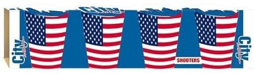 4 Verres à shot USA - Shooter drapeau des Etats-Unis Amerique