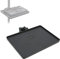 Microphone Stand Tray, Adjustable Clamp-On Rack Tray Holder, Sound Card Tray,Live Broadcast Holder, Accessory Tray with Clamp for Stage Control Room
