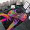 YUXIXI Teppich mit psychedelischem Geistermädchen-Druck, Fußmatte, Wohnzimmer, Heimdekoration, Teppiche für Kinderzimmer, Jungen, Mädchen, Schlafzimmer, 152,4 x 99,9 cm