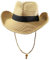 MCHDMI Chapeau De Paille, Hommes Grande Taille Panama Chapeaux Grosse tête Pliable Cowboy Fedora Casquette Grande Taille Chapeau de Paille 58CM 60CM 62CM (Color : Khaki, Size : 60cm)