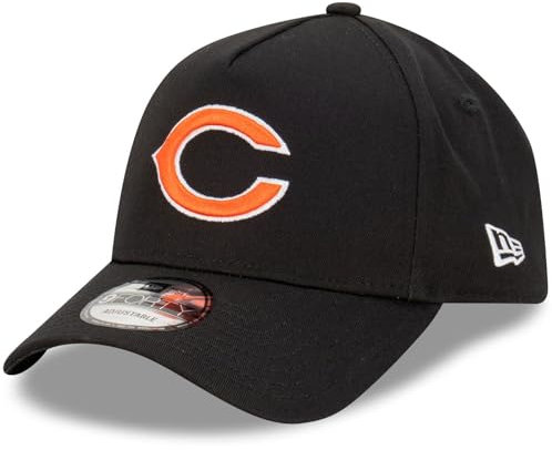 New Era Chicago Bears NFL Evergreen Schwarz Verstellbare 9Forty A-Frame Cap - One-Size