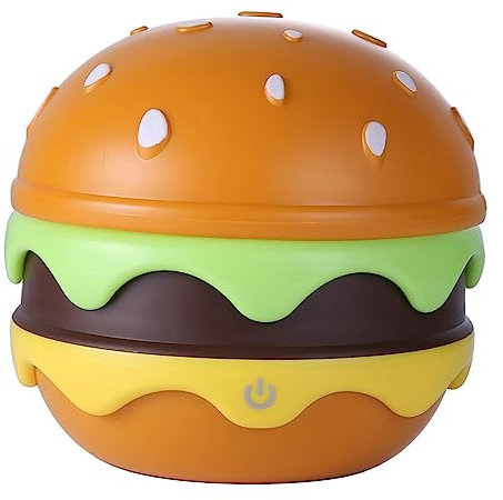 kowaku Hamburger-Tischlampe, LED-Nachtlicht, Mädchen-Schreibtischleuchte, verstellbare tragbare Kinderlampe, Hamburger-Schreibtischlampe für Wohnzimmer,