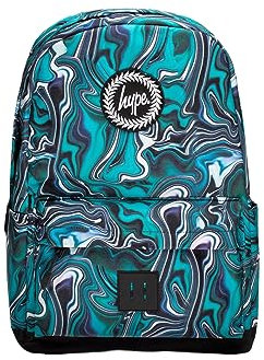 hype Unisex Blauer Marmor Rucksack, Multi, Einheitsgröße