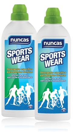 Nuncas Liquido Sportswear Detergente Specifico per Capi Tecnici - 750ml (Confezione da 2)
