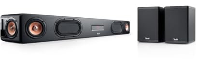 Teufel CINEBAR Ultima Surround 4.0-Set Soundbar Bluetooth mit aptX HDMI Surround Kino - Sound Speaker - Schwarz