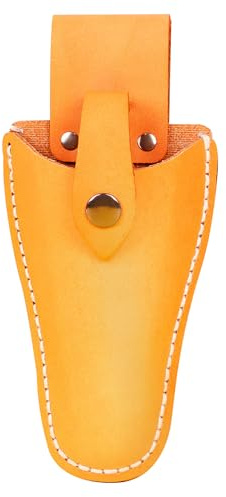 HIXNUG Lederscheide Werkzeug Gartenschere Holster PU Leder Holster Schutzhülle Gartenzange Scherenhalter Lederscheide mit Schnappverschluss