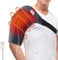 Comfheat Heated Shoulder Pad Wrap for Pain Relief, USB Shoulder Heating Pads for Rotator Cuff Pain Upper Arm Muscle Relief, 3 Heating Settings, Portable Shoulder Support Heat Pad for Travel