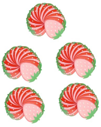 ifundom 20pièces Guirlande De Fraises Papier Lot De Décorations Suspendues Pour Anniversaire Et Fête Thème Fruits Décor De Salle De Classe Réutilisables Et Faciles à Installer