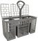MLqkpwy Panier Pour Lave-vaisselle | 22*9*11.5 Cm Panier À Couverts Pour Lave-vaisselle | Panier A Couverts D'origine Lave-vaisselle, Pour Cuisine, Hôtel, Maison, Adapté À La Plupart Des Lave-vaissel