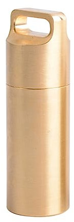 PLAFOPE Mini-pillenbehälter Für Versiegelte Notfallausrüstung Im Freien Schlüsselanhängerhalter