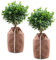 Hydrogarden 50 x 80 cm Pflanzkübel Frostschutz Abdeckungen XL, Thermo Topfschutz, Winterschutz für Topfpflanzen,Winter Topfschutz mit Zugband(2PACK)