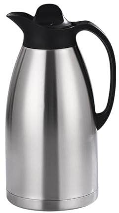 YWJLQH Caraffa Termica per caffè in Acciaio Inox con Coperchio per Bevande E Liquidi Caldi, 3l