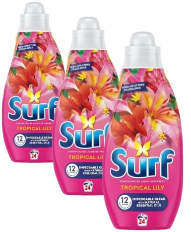 Surf Laundry Washing Tropical Lily 24 washes (Pack of 3)