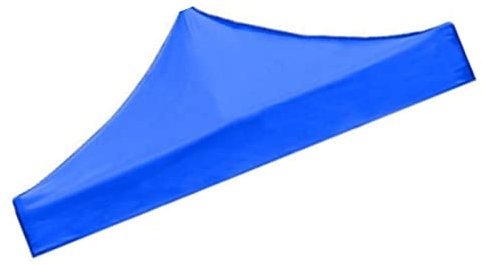 Quadratische Baldachin Top Oxford Stoff 3 X Blau Regendicht Tragbares Schattentuch Zum Campen und Strand