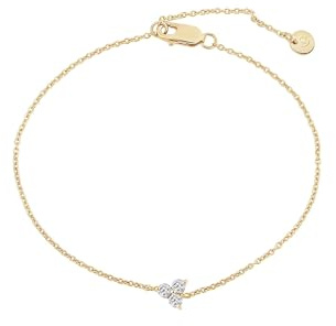 GLANZSTÜCKE MÜNCHEN Damen Armband 925/- Sterling Silber gelbgold