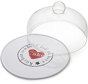 MONTEMAGGI Glocke Glas, Keramik, Bianco, Einheitsgröße