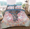 Sleepdown Elefanten-Mandala-Bettwäsche-Set, wendbar, pflegeleicht, antiallergisch, weich und glatt, mit Kissenbezügen (King-Size)