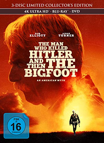 The Man Who Killed Hitler and Then The Bigfoot - 3-Disc Limited Collector's Edition im Mediabook (4K Ultra-HD/Ultra-HD) (+ Blu-ray 2D) (+ DVD)