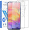 ebestStar - [Lote x3 Cristal Templado Compatible con Xiaomi Redmi Note 7, Note 7 Pro Protector de Pantalla, Película Vidrio Ultrafina, Dureza 9H, Sin-Burbujas [Note7: 159.2 x 75.2 x 8.1mm, 6.3'']