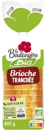 La Boulangère Bio Brioche Tranchée 400g (lot de 3)
