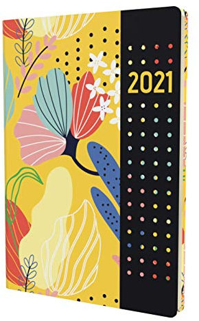 Collins Kalos Terminplaner 2021, A5, Wochenansicht, Gelb