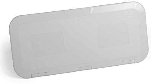 Ablagefach für Feuerlöscher 1kg mit Tür Weiß Staufach Handschuhfach Seitenfach Stauraum Konsole Aufbewahrungsbox Seitenablage Mittelkonsole Ablage Boot