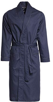 Herren Morgenmantel Revise Guido RE-504 / Elegant / 100% Baumwolle