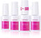 Colle Faux Ongles, Tihulan Faux Ongles Colle avec Brosse, Colle pour Faux Ongles Professionnelle pour La Décoration de Strass, Fausse Colle à Ongles pour Ongles de Salon de Beauté- 4 * 7ml