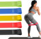 Fitnessbänder 5er Set Widerstandsbänder mit 5 Stufen Übungsbänder für Heim-Fitness, Stretching, Krafttraining, Physiotherapie, Pilates, Yoga, Elastische Workout-Bänder für Frauen (Mehrfarbig)
